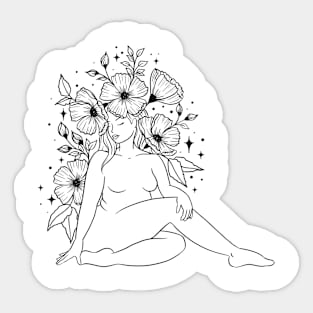 Floral Feminine Divine Sticker